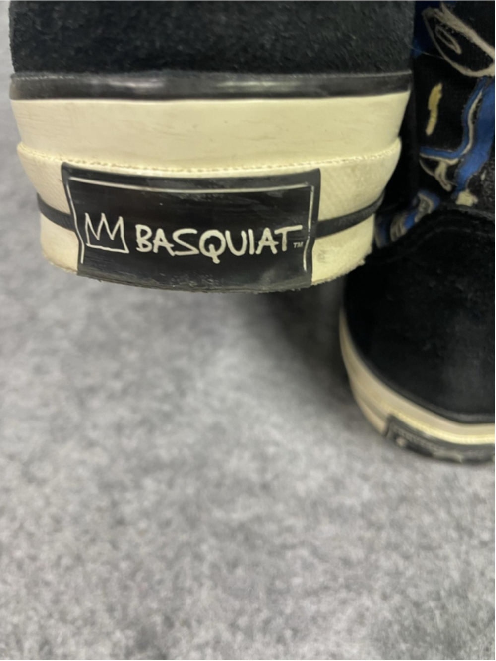 Converse Chuck Taylor All Star Basquiat Shoes Mens Size 9 Black High Top 172585C - Picture 5 of 14